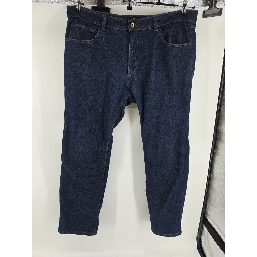 Wicked Stock Biker Jeans Size 42 x 32 Blue Denim Moto Pants Armor Ready USA Made